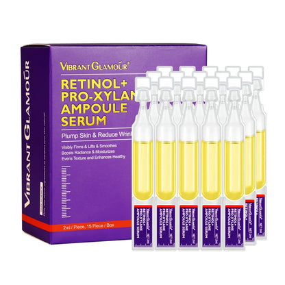 Retinol + Pro-xylane Ampoule serum  Repairs Strengthens The Skin And Diminishes Fine Lines Face Beauty Skin Care 15pcs