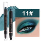 12-color Double Tip Eyeshadow Pen Set Metallic High Gloss Smudger Brighten Eye Makeup Pencil Shining Brown Eye Shadow Cosmetics