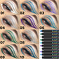 1pc Colourful Eyeliner Pen,High Pigmented Pearly Glitter&Shimmer Metallic Eyeliner Stick, Long Lasting Waterproof White Black