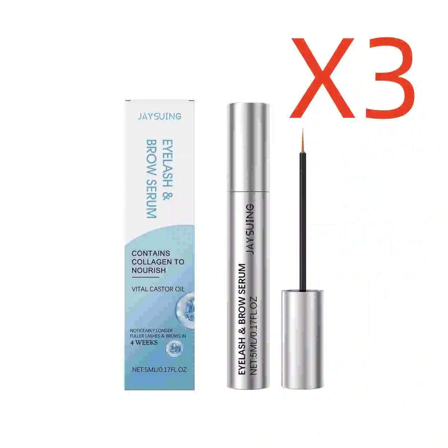 Eyelash Growth Serum Natural Ingredient Thicker Curling Lashes Lengthening Lifting Nourishing Moisturize Eyebrows Enhancer Serum