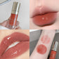 Sparkling Glitter Lip Gloss Shiny Pearl Lip Glaze Plant Extract Moisturize Jelly Lip Oil Long Lasting Makeup Non-Sticky Lipstick