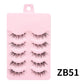 DINGSEN Fake Eyelash Anime Lashes 5 Pairs Little Devil Eyelashes Natural Daily Makeup Manga Eyelashes Clear Band Eyelashes