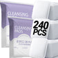 100/600Pcs Disposable Makeup Removal Cotton Pads for Facial Cleaning Wet Application Portable Double-sided Cosmetic Cotton Pads