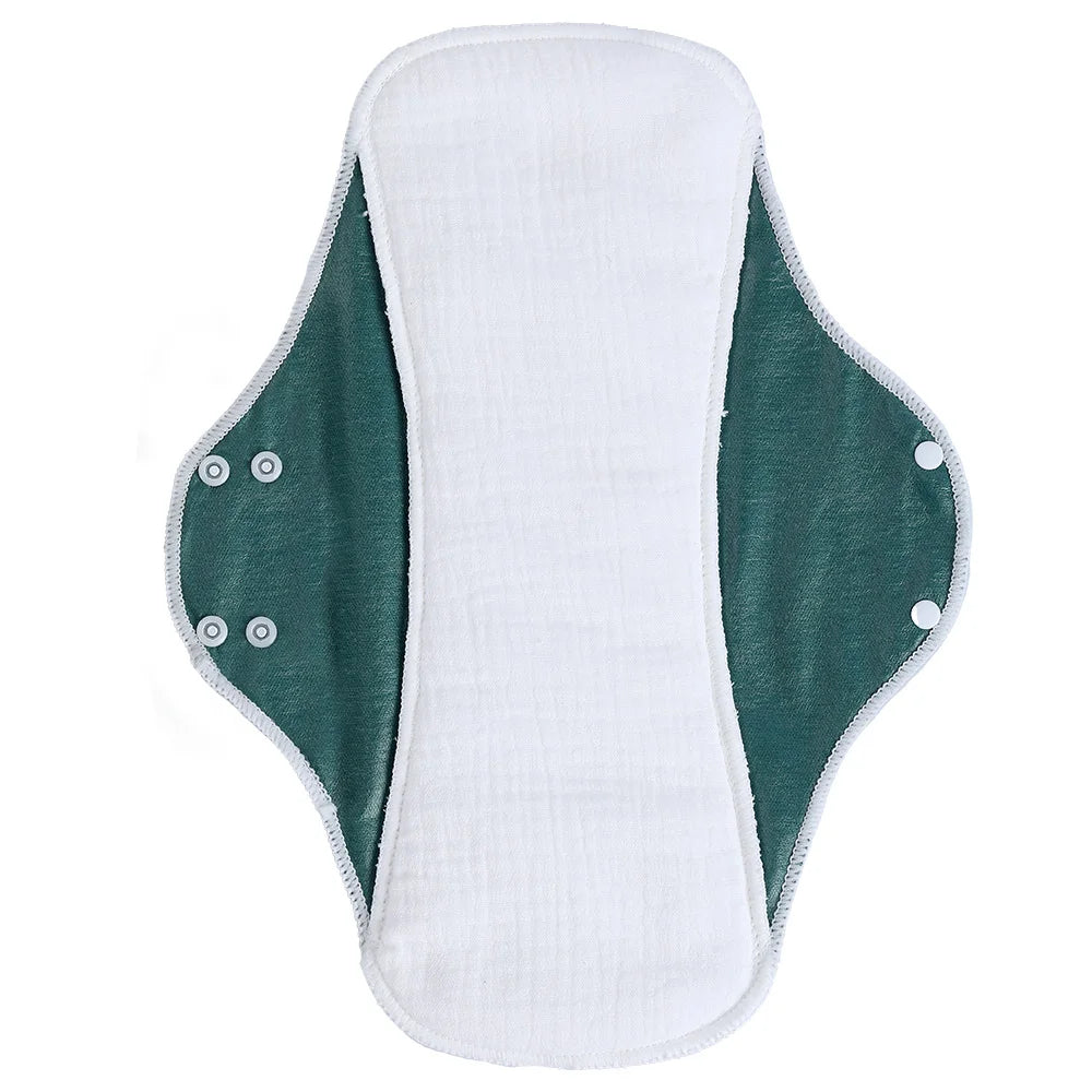 1pc Washable Sanitary Pads for Women, Reusable Menstrual Period Underwear Liners Panty Pads, 3-Layer Absorbent