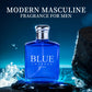 BLUE CHARM Eau de Parfum Spray 3.4 Ounce / 100 Ml  Multi-Layered Fragrance Aromatic Fragrance for Men Men's EDP Perfumes Fruit