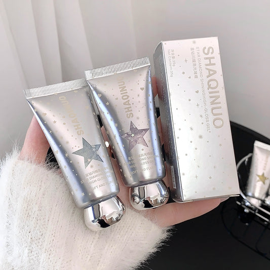 SHAQINUO Glittering Highlighter Gel with Glitter, Liquid Eyeshadow for Atmosphere Sense Makeup Brightening and Highlighting.
