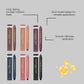 2in1 Eyeliner Pen Smudge Proof Waterproof Formula Long Lasting Wear Beginners Daily Makeup Smooth Application Eye Shadow Liner