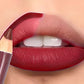 Dark Brown Waterproof Lip Liner Matte Long Lasting Makeup Pens 28 Colors Non-stick Cup Lipstick Pencil Women Party Lip Cosmetic