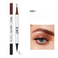 2 in1 Double Head Eye liner Brow Pencil Make up Waterproof Long-lasting No Blooming Rotatable Eyeliner Eyebrow Tattoo Pen Makeup