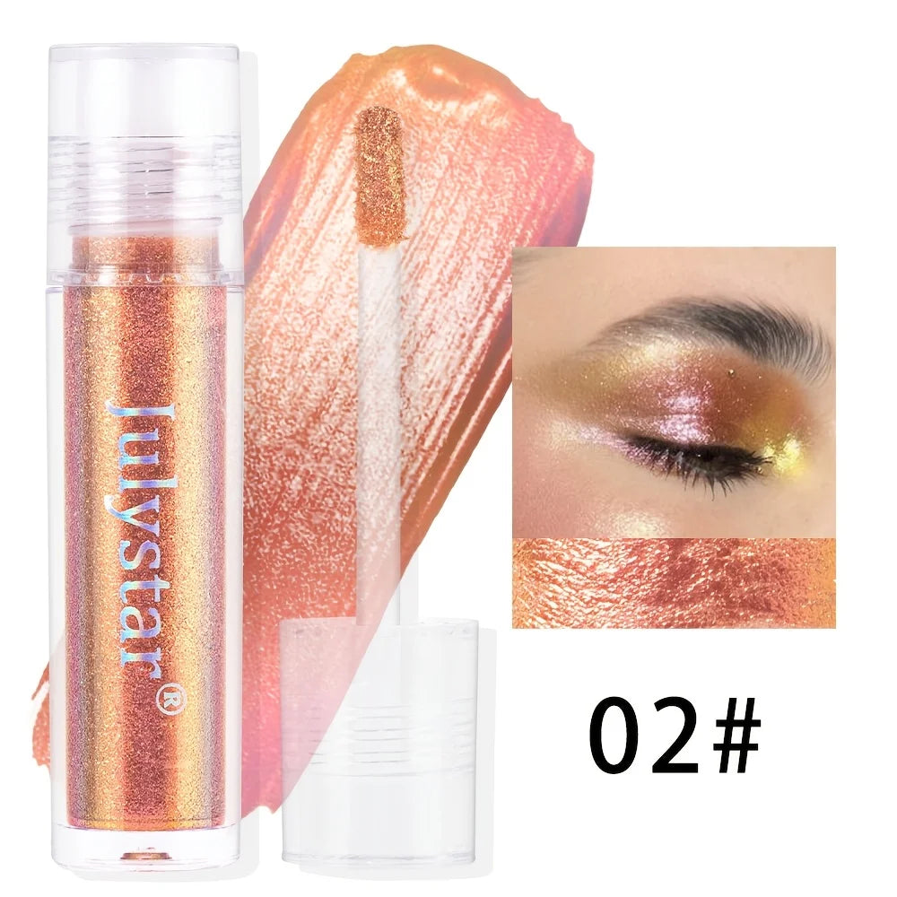 Chameleon Elixir" Liquid Eyeshadow | Optical Color-Shift Effect | Waterborne Dazzle Formula | 1-Color Multichrome Magic