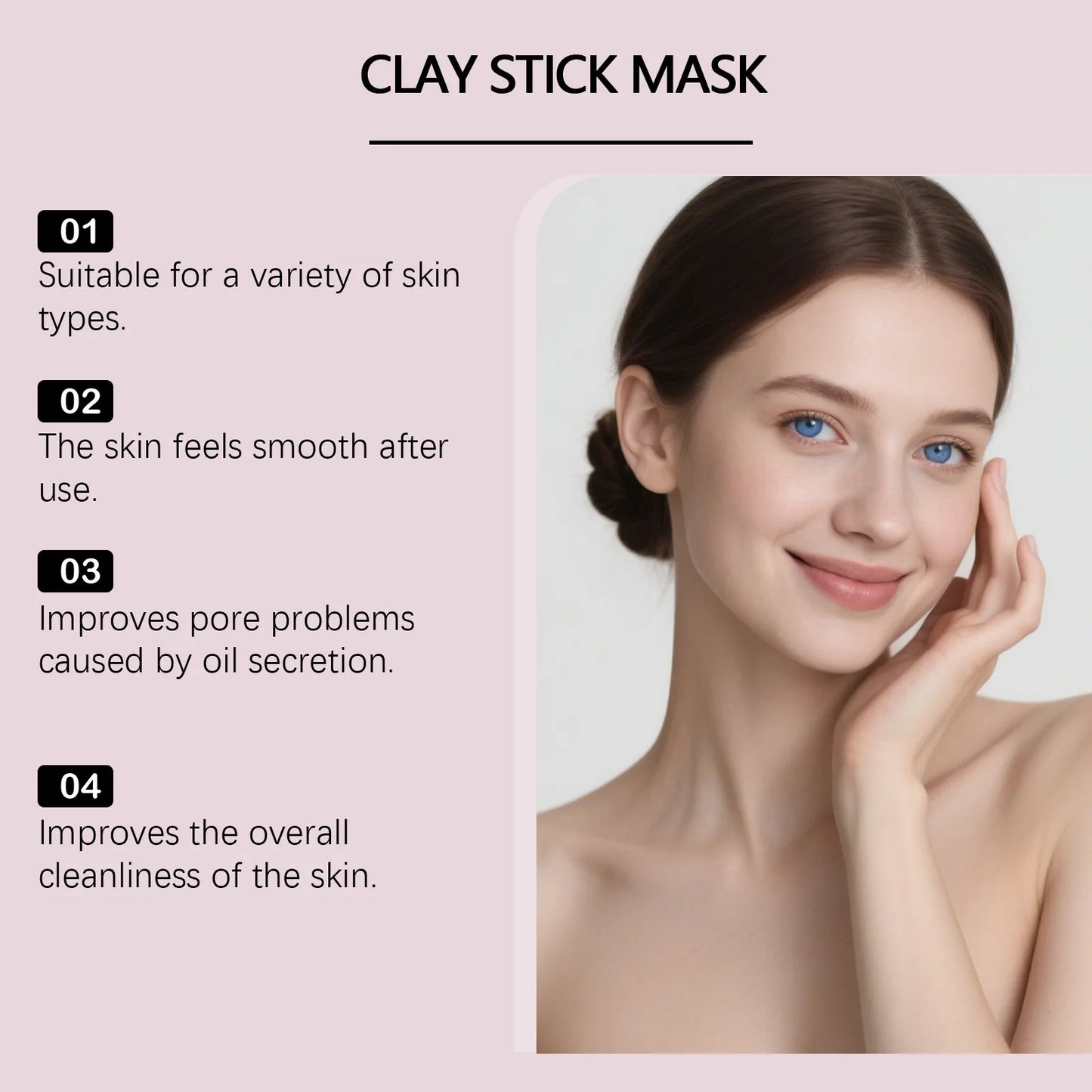 Centella Asiatica Clay Mask Face Moisturize Blackhead Remove Pore Purifying Poremizing Soothing Deep Cleansing Mud Mask