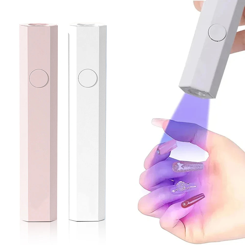 YIKOOLIN Mini UV Light Cure Nails Lamp for Gel Nails LED Nail Lamp for Gel Polish Manicure USB Nail Dryer for Fast Curing