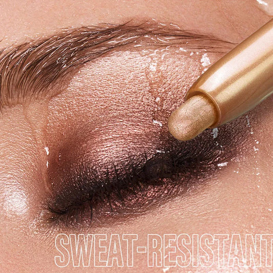 Waterproof Pearlescent Eyeshadow Pencil Stick Shimmer Highlighter Pencil Pearl Pigment Long Lasting Cream Eyes Make Up Cosmetic