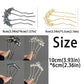 1Pc Pearl Flower U-Shaped  Hair Clips for Women Elegant Style Metal Forks Vintage Pearl Hairpins Hair Styling Tools Gifts