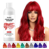 Semi-permanent Hair Color Dye Shampoo,Unisex Color Protecting And Fixing Shampoo Instant Hair Color Long-lasting Shine Hair Care