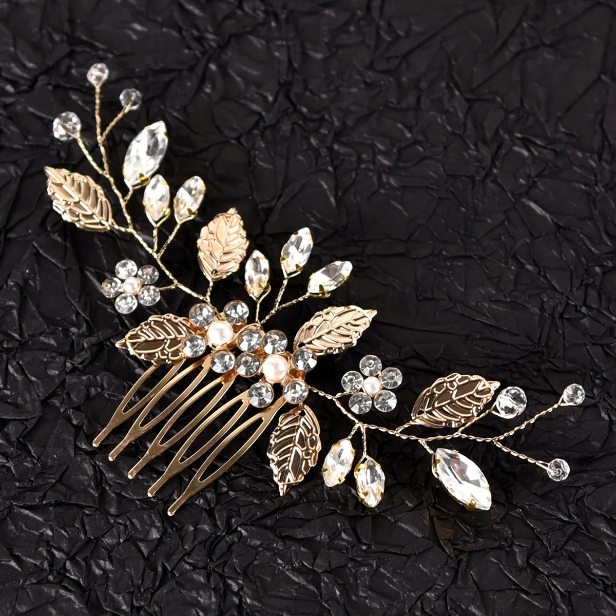 Wedding Comb Head Jewelry Bride Hair Clips Headpiece Crystal Women Tiaras Bridal Hair Accessories Women Hair Ornaments SL