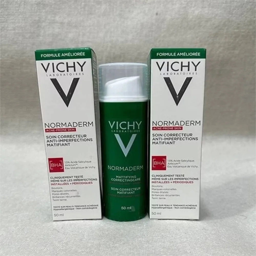 Vichy 50ml Oil Control Matte Lotion For Acne Prone Skin Hydrating Moisturizer Anti Blemish Formula Fast Absorbing Face Treatment
