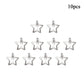 10 Pieces Pentagram BB Hairpins Metal Barrettes Five-pointed Star Bangs Side Clips Gold Star Hair Clips Hair Accessories