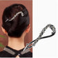 1PC Fashion Hairpins Frog Buckle Ponytail Hair Clips Metal Rhinestone Banana Clip Irregular Hair Clip Headdress Hair Accessories