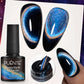 PUENTE 7.5ML Golden Gems Cat Magnetic Gel Nail Polish Pink Brown Blue Colors Golden Glitter Cat Eye Soak Off UV Nail Art Varnish