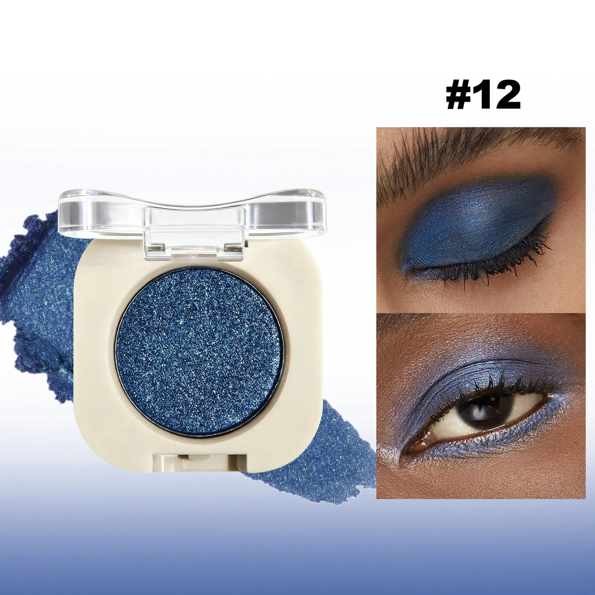 Monochrome Matte Brown Eyeshadow Primer Makeup Lasting Smooth Easy To Wear Nature Brighten Silkworm Eyeshadow Palette 12Colors