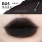 HYNTOOR Gothic Lip Gloss Pure Black Silver Matte Moisture Mirror Finish Low Saturation Long-Lasting Halloween Makeup