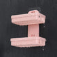 No Punch Wall Mount Soap Box Wheat Straw Suction Cup Non Trace Stick Soap Holder Drainage Bathroom Accessory