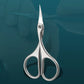 Cuticle Scissors Stainless Steel Curved Blade Scissors Trimming the Fingernails Eyelash Eyebrow Dead Skin Small Nail Scissors