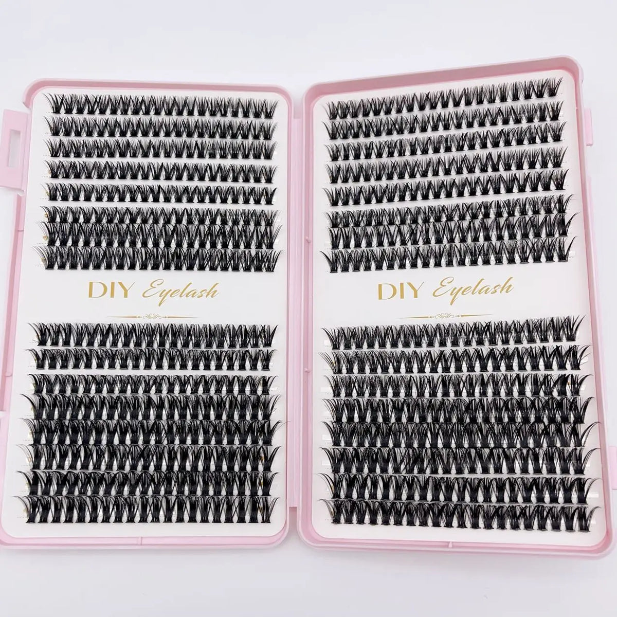 Thick & Fluffy DIY Cluster Lashes 30D/100D Mixed Density Mixed Length Individual Eyelash Extension