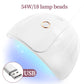 LULAA 54W USB Cabin UV LED Nail Gel Led Lamp for Nails Accessories Professional Material Nail Drying Lamp for All Manicure