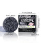 Men's bamboo charcoal solid shampoo deeply cleanses and moisturizes the scalp
