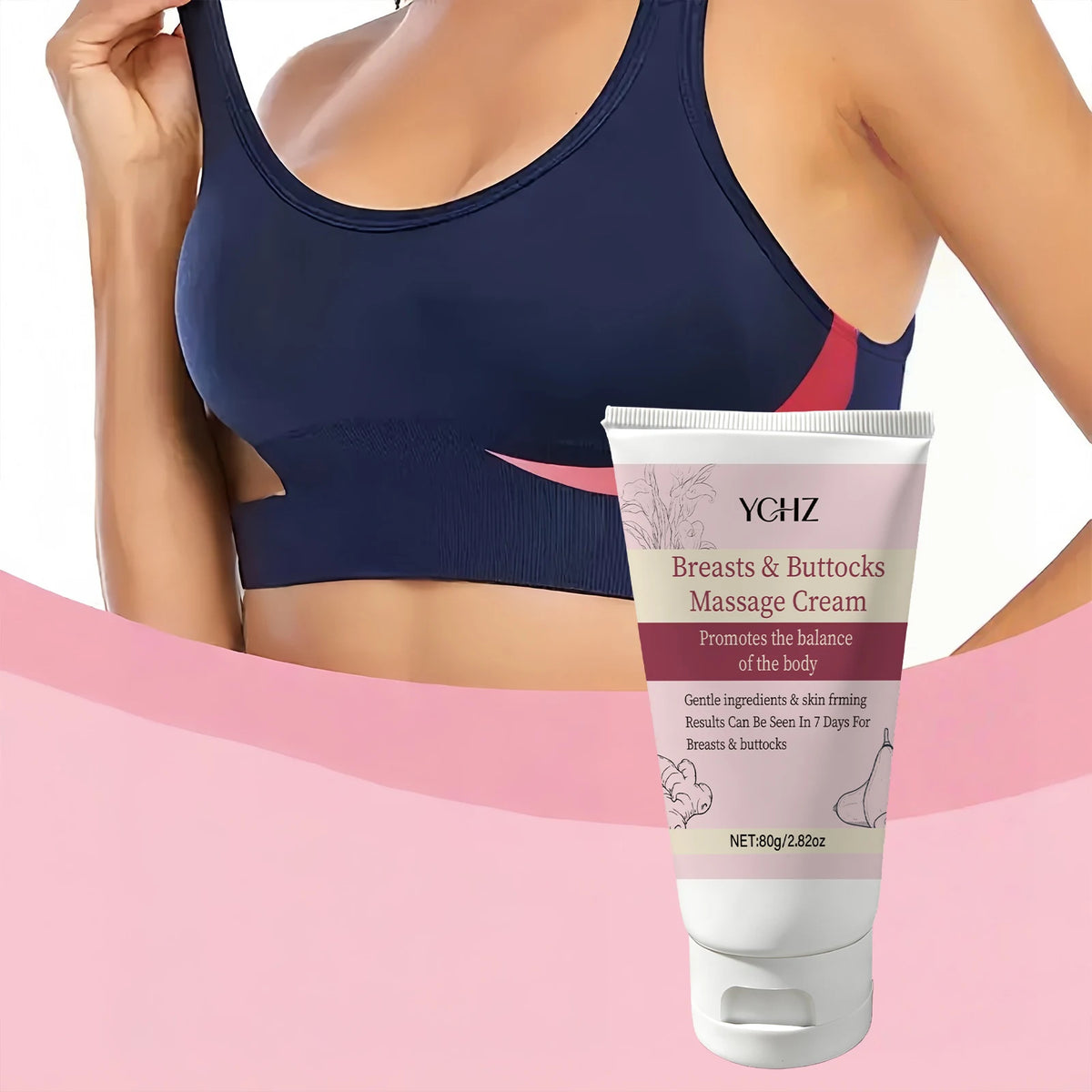 Fast-Acting Butt-Lifting Cream, Containing Vitamin E Ingredients — Instant Butt-Lifting and Firming Massage Gel, Suitable for All Skin Types, Moisturizing and Plumping Cream, Designed Specifically for Butt Shaping and Care