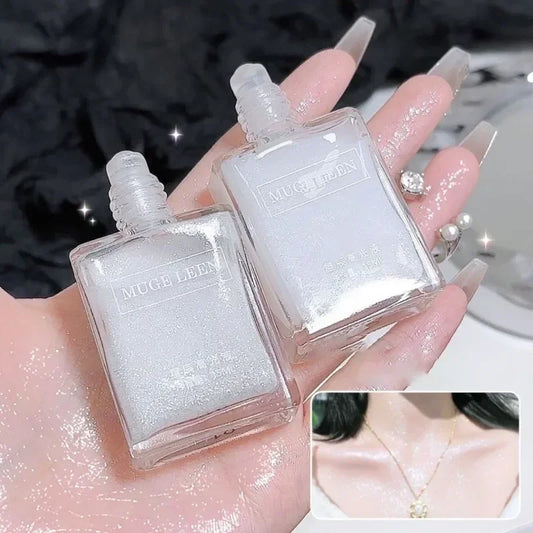 Liquid Highlighter Makeup High Glossy Pearlescent Body Face Shimmer Shine White Eyeshadow Highlighter Contouring Stick Cosmetics