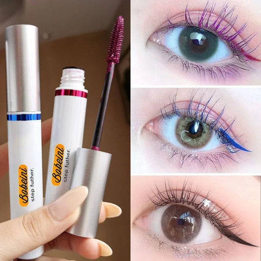 4 Colors Thick Mascara Curling Lengthening Eyelash Waterproof Long-lasting No Smudge Berry Brown Fast Dry Mascara Eyes Makeup