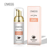 CNKESS Wholesale 60ML Private Label Natural Oil Free Eyelash Foam Eyelash Extension Lash Bath Lash Foam Shampoo Cleanser