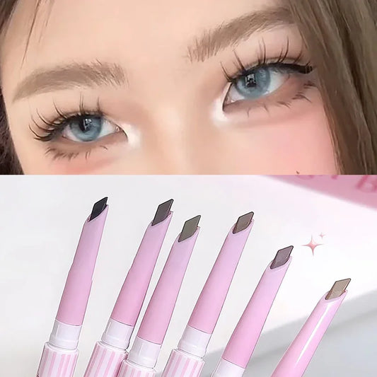 3D Eyebrow Dye Cream Gray Brown Double Head Eyebrow Pencil Long Lasting Waterproof Eye Brow Pen Tint Mascara Enhance Cosmetics
