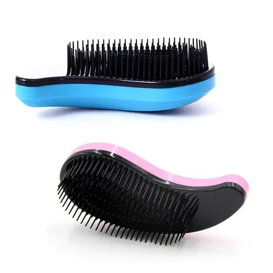 1pcs Anti Static Hair Brush Tangles Detangle Shower Massage Hairbrush Comb Salon Hair Styling Tool Handle Comb Baby Hair Care