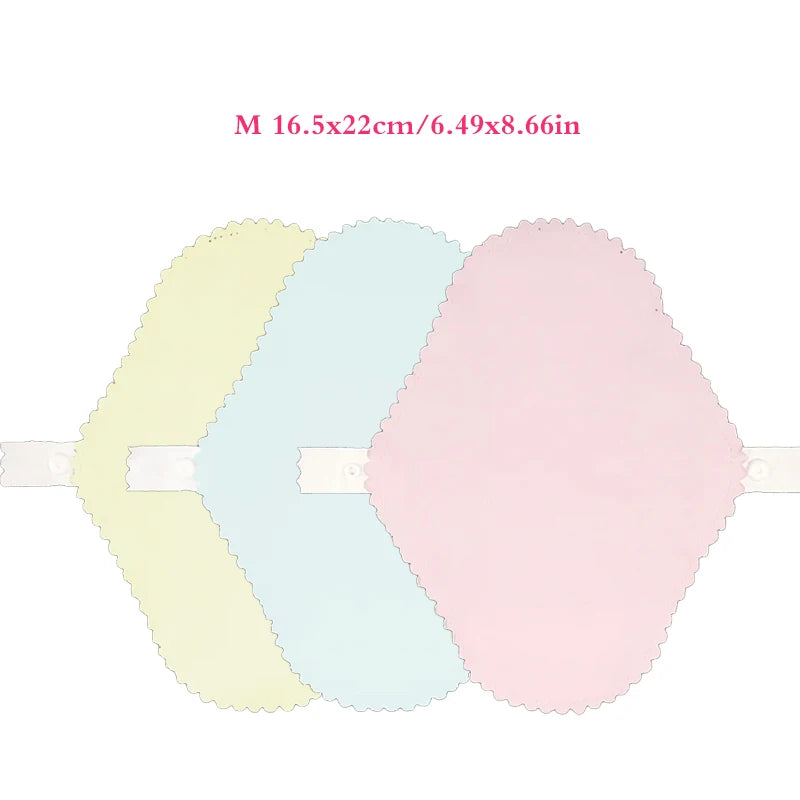 3pcs Soft Graphene Lining Reusable Thin Sanitary Pads Leakproof Washable Women Panty Liner Hygiene Menstrual Pads