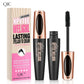 Black 4D Fiber Mascara Thick Lengthening Volumizing Waterproof Sweatproof Long Lasting Eyelash Extension Eye Makeup Cosmetics