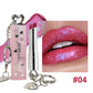Velvet Lipstick Metallic Shine Long Lasting Moisturizing No Grainy Highly Pigmented 3D Diamond Glitter Heart Love Lipstick