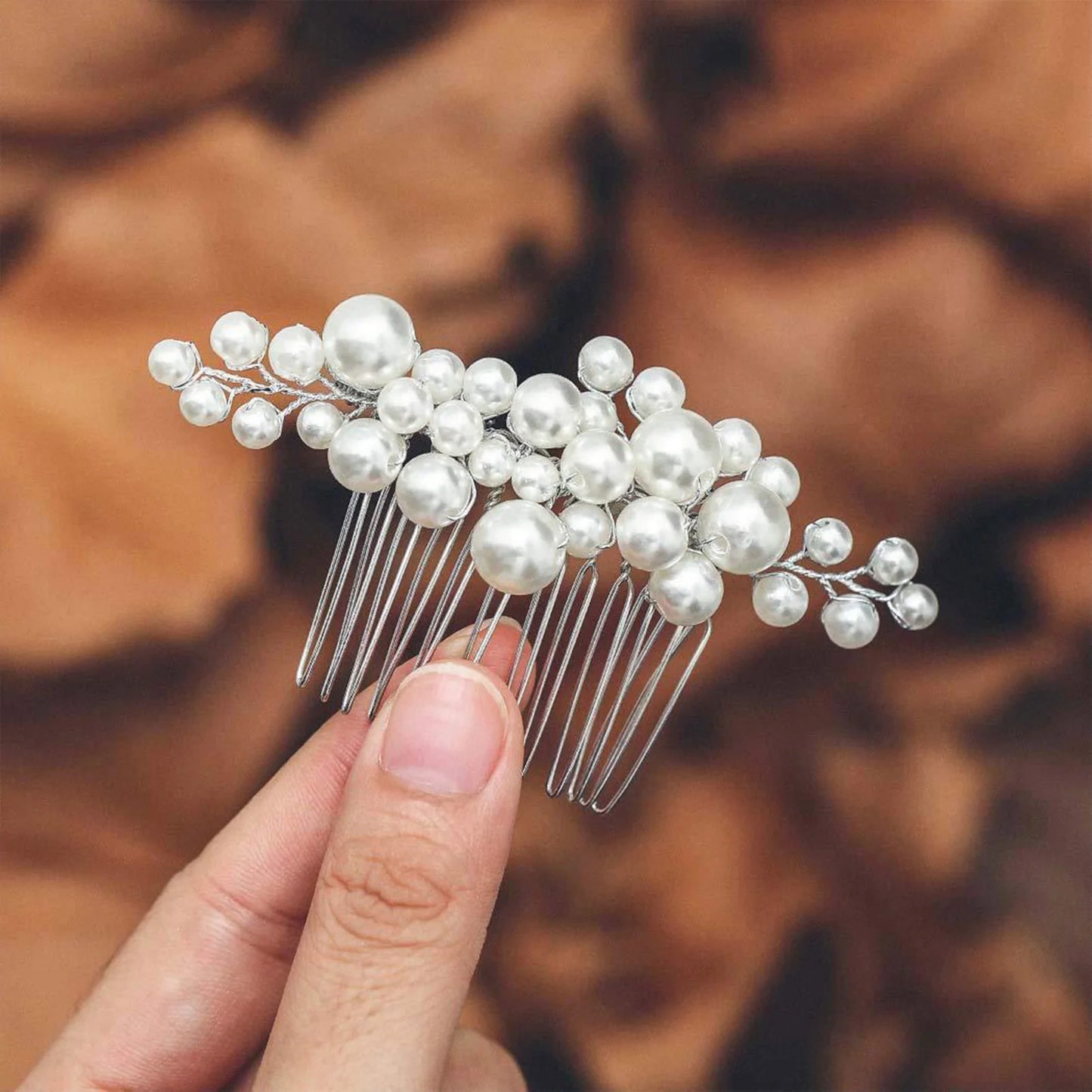 Wedding Comb Head Jewelry Bride Hair Clips Headpiece Crystal Women Tiaras Bridal Hair Accessories Women Hair Ornaments SL