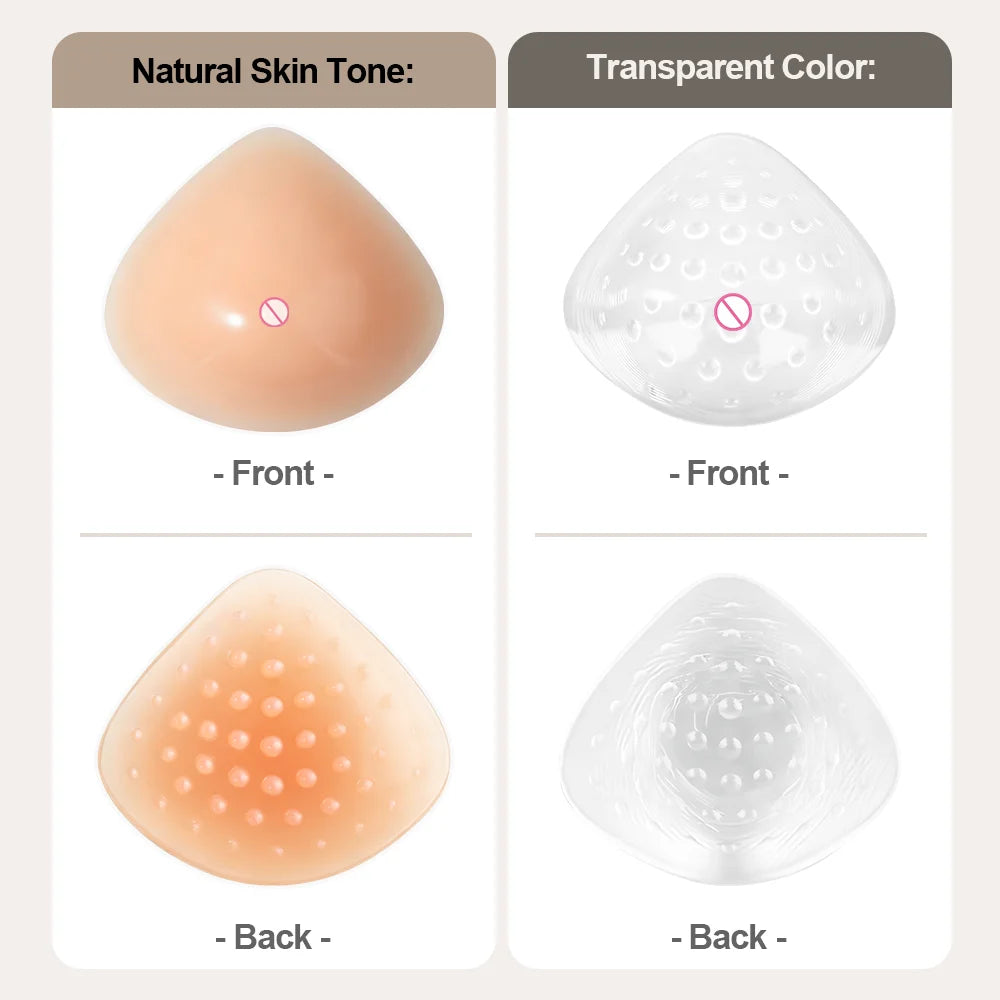 Silicone Fake Breast For Mastectomy Balance Body Artificial Breast Form Prosthesis Post-Surgery Bra Enhancement Inserts