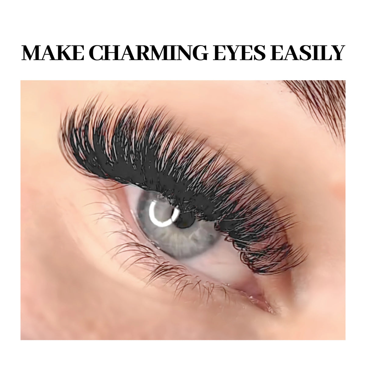 XIUSUZAKI Easy Fan Lashes Automatic Flowering Soft Premade Volume Fans Eyelash Extensions Faux Mink Fast Blooming Makeup Tools