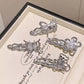 Y2K Irregular Liquid Metal Hairpin Butterfly Zircon Hair Clips Girl Fashion Silver Bang Clip For Women Hair Accessories
