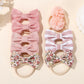 10Pcs/Lot Sweet Hair Band for Baby Girls Hair Ties Bows Elastic Rubber Band Flower Small Ball Scrunchies Kids Hair Accessories