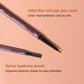 Double Headed Rotable Eyebrow Pen Black Brown Extremely Fine Eyebrow Pencil Lasting Natural Waterproof Matte Eye Brow Pencil