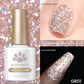 BORN PRETTY 10ml Sparkling Glitter Reflective Gel Nail Polish Sparkly Holo Shiny Pink Silver Black Gel Nail Art Salon Varnish