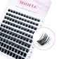 1 Box/120 Clusters Mink Eyelashes 8-14mm Individual Lashes Natural Look D Curl Fluffy Cluster Lashes DIY Eyelash Extension Tools