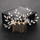 Wedding Comb Head Jewelry Bride Hair Clips Headpiece Crystal Women Tiaras Bridal Hair Accessories Women Hair Ornaments SL