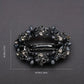 1Pc Retro Carved Rhinestone Hair Clip with Elegant Luxurious Design,retro Exquisite Design,highquality Texture,stable Grip